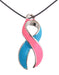 Pendant - Awareness Ribbon Curved 23mm 