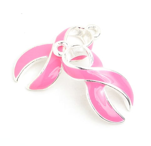 Pendant - Awareness Ribbon Curved 23mm 
