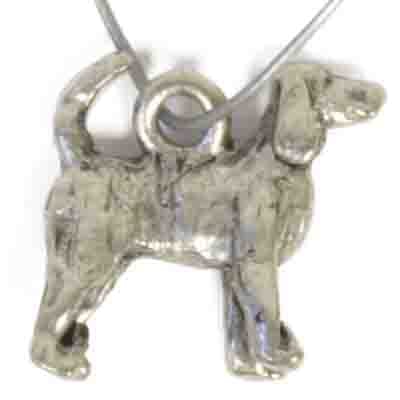 Pendant - Dog Irish Setter Antique Pewter Lead Free - Cosplay Supplies Inc