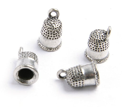 Pendant - Thimble Antique Pewter Lead Free