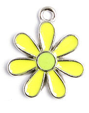 Pendant - Flower Assorted Colors Lead Free