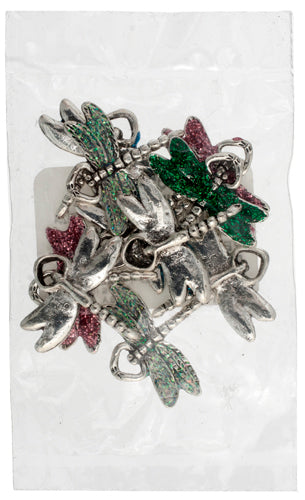 Pendant - Large Dragonfly Assorted Colors Lead Free