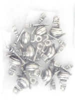 Pendant Curling 7mm W/ Broom  Lead Free Nickel Free