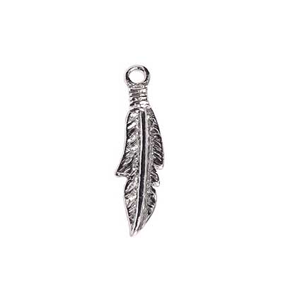 Metal Feather Pendant Lead Free / Nickel Free - Cosplay Supplies Inc