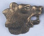 Pendant - Bear Head Antique Gold Lead Free / Nickel Free