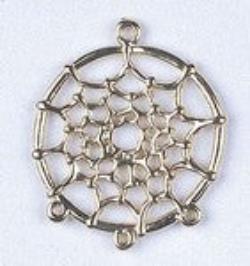 Pendant - Dreamcatcher 4 Loops  Lead Free / Nickel Free