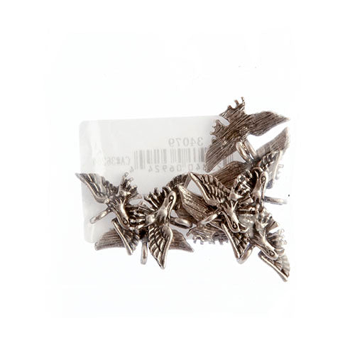 Pendant - Eagle Wings Spread Antique Silver Lead Free / Nickel Free 22x14mm