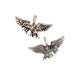 Pendant - Eagle Wings Spread Antique Silver Lead Free / Nickel Free 22x14mm