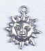 Pendant - Sun Antique Silver Lead Free