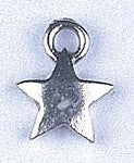 Pendant - Small Star 10mm Antique Silver Lead Free / Nickel Free
