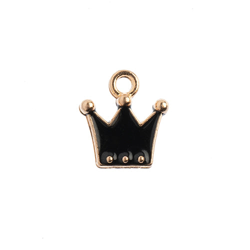 Sweet & Petite Charms 11x12mm Crown 10pcs