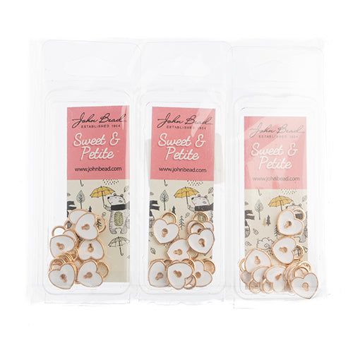 Sweet & Petite Charms 11x13mm Heart Locket 10pcs