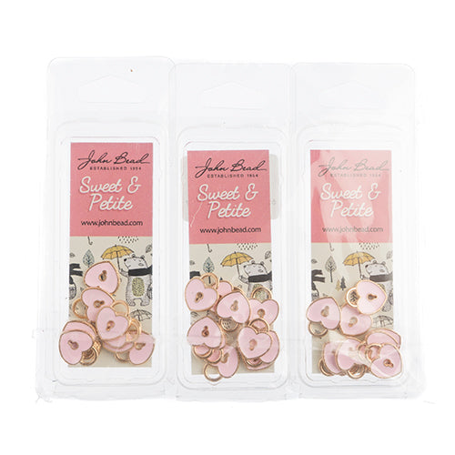 Sweet & Petite Charms 11x13mm Heart Locket 10pcs