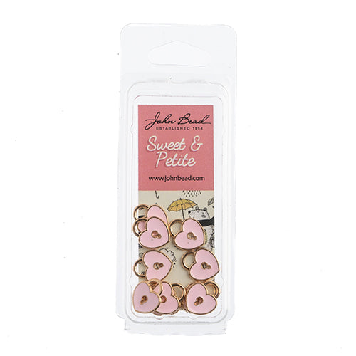 Sweet & Petite Charms 11x13mm Heart Locket 10pcs