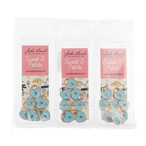 Sweet & Petite Charms 11x13mm Heart Locket 10pcs