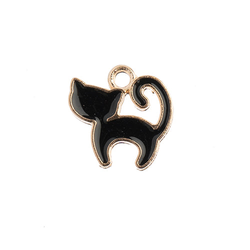 Sweet & Petite Charms 13x13mm Kitty Cat 10pcs