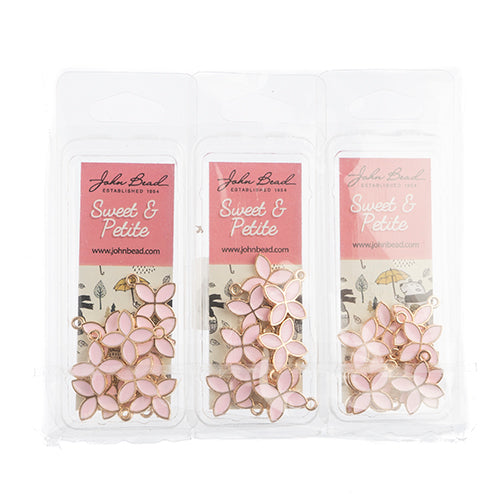 Sweet & Petite Charms 15x18mm Four Petals 10pcs