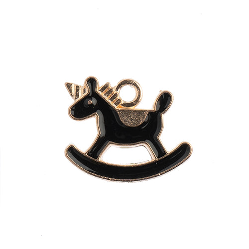 Sweet & Petite Charms 16x13mm Rocking Horse 10pcs