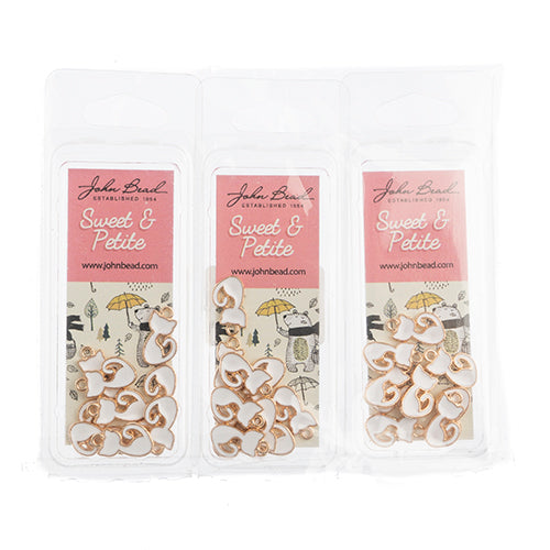 Sweet & Petite Charms 8x15mm Retro Cat 10pcs