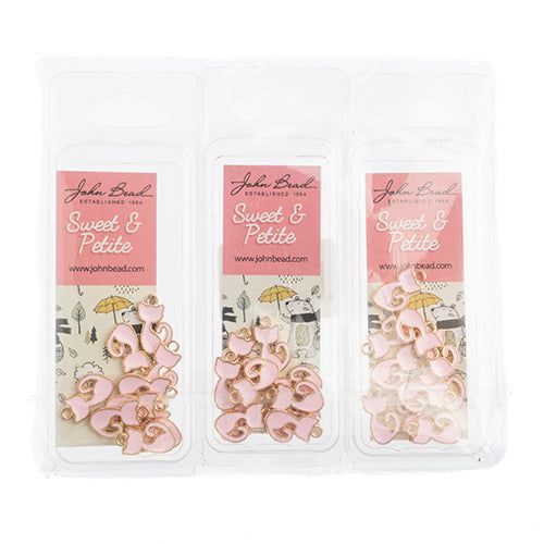 Sweet & Petite Charms 8x15mm Retro Cat 10pcs