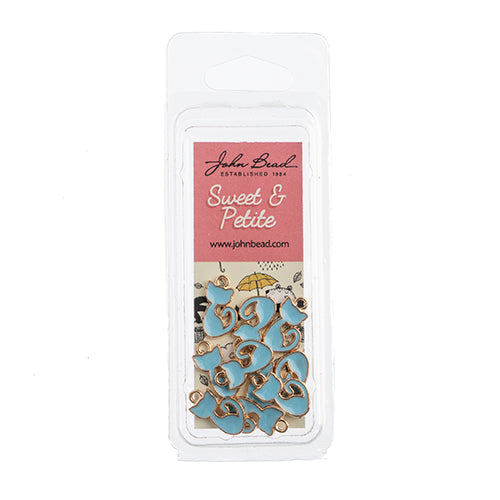 Sweet & Petite Charms 8x15mm Retro Cat 10pcs