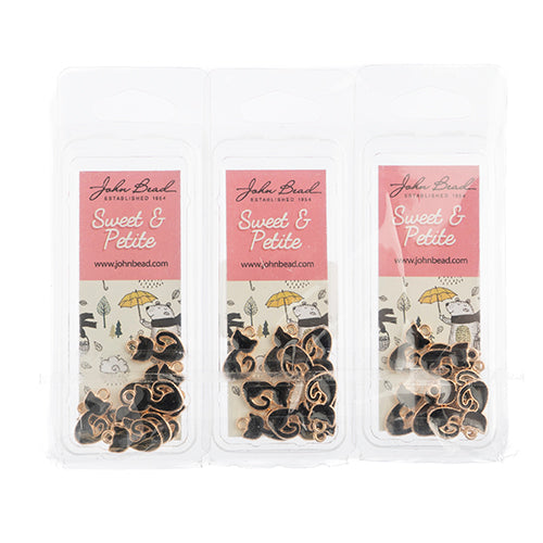 Sweet & Petite Charms 8x15mm Retro Cat 10pcs