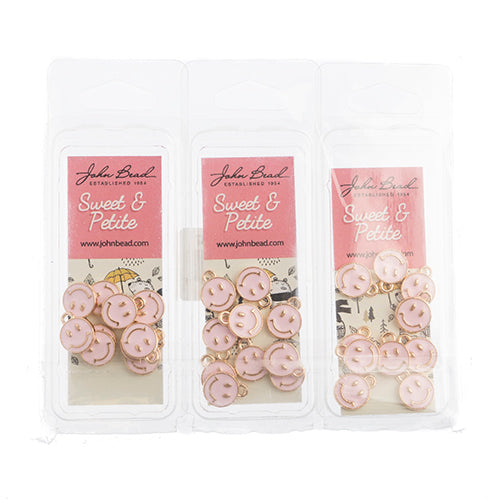 Sweet & Petite Charms 10x13mm Happy Face 10pcs