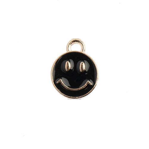 Sweet & Petite Charms 10x13mm Happy Face 10pcs