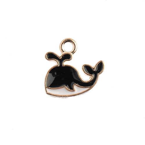 Sweet & Petite Charms 14x13mm Whale 10pcs