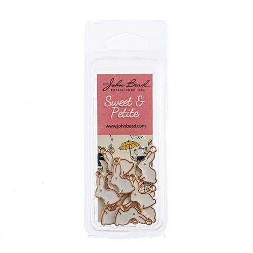 Sweet & Petite Charms 9x18mm Bunny Rabbit 10pcs