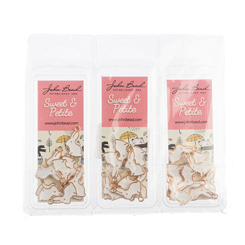 Sweet & Petite Charms 9x18mm Bunny Rabbit 10pcs