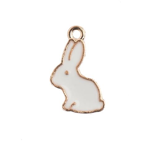 Sweet & Petite Charms 9x18mm Bunny Rabbit 10pcs