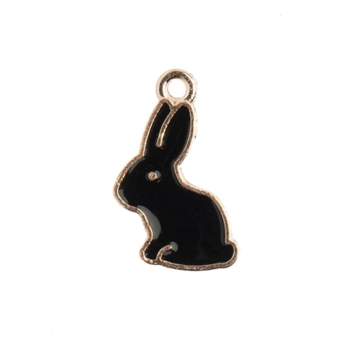 Sweet & Petite Charms 9x18mm Bunny Rabbit 10pcs