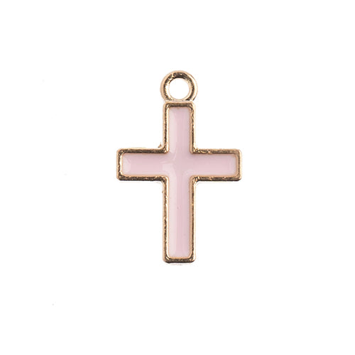 Sweet & Petite Charms 17x11mm Cross 10pcs