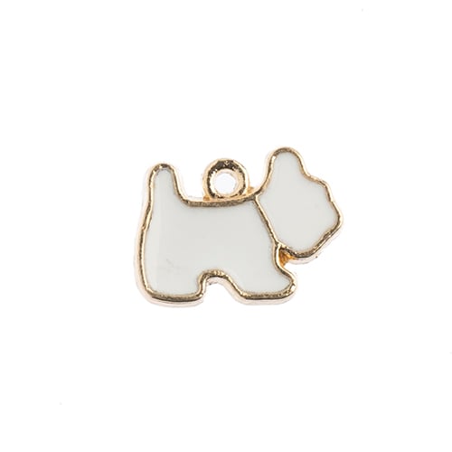 Sweet & Petite Charms 14x11mm Scottie Dog 10pcs