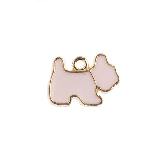 Sweet & Petite Charms 14x11mm Scottie Dog 10pcs