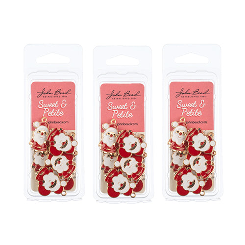Sweet & Petite Holiday Charms 23x17mm Santa 8pcs