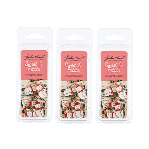 Sweet & Petite Holiday Charms 21x13mm Snowman 8pcs