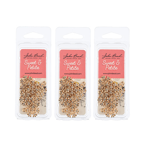 Sweet & Petite Holiday Charms 18x14mm Snowflake 8pcs