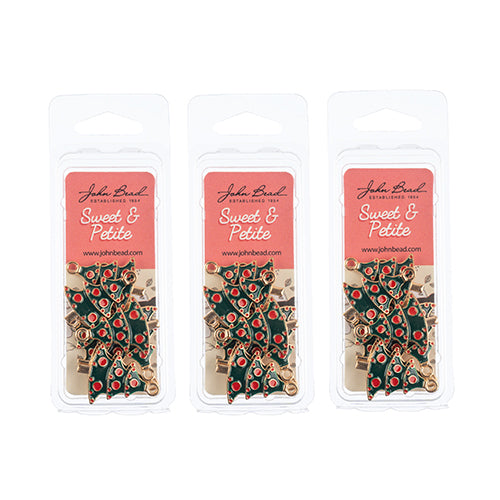 Sweet & Petite Holiday Charms 25.5x18mm Christmas Tree 8pcs