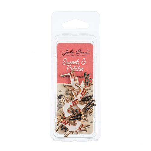 Sweet & Petite Holiday Charms 23x18mm Reindeer 8pcs