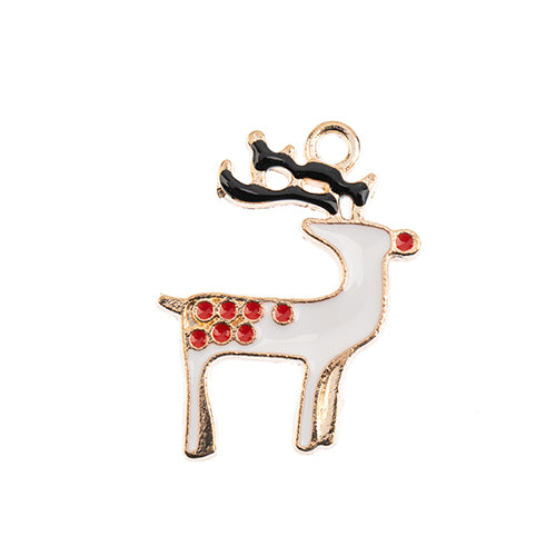 Sweet & Petite Holiday Charms 23x18mm Reindeer 8pcs