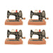 Sweet & Petite Charms 29x15mm Sewing Machine 4pcs