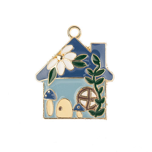 Sweet & Petite Charms 29x24mm House 3pcs