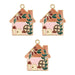 Sweet & Petite Charms 29x24mm House 3pcs