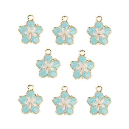 Sweet & Petite Charms 13x16mm Flower 8pcs