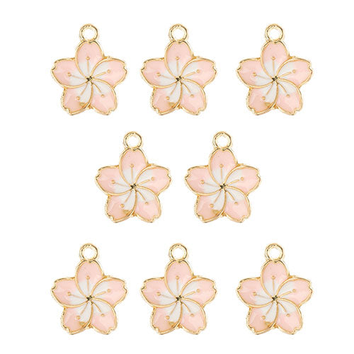 Sweet & Petite Charms 13x16mm Flower 8pcs