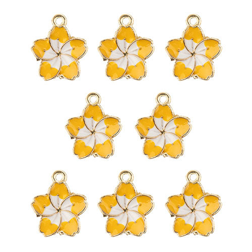 Sweet & Petite Charms 13x16mm Flower 8pcs