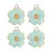 Sweet & Petite Charms 20x24mm Flower 4pcs