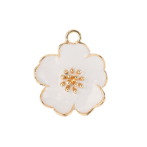 Sweet & Petite Charms 20x24mm Flower 4pcs